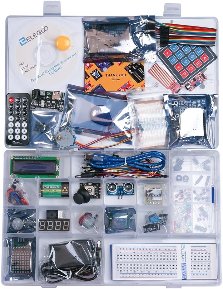 ELEGOO UNO R3 Project Most Complete Starter Kit with Tutorial Compatible with Arduino IDE (200+ Components) - Image 2